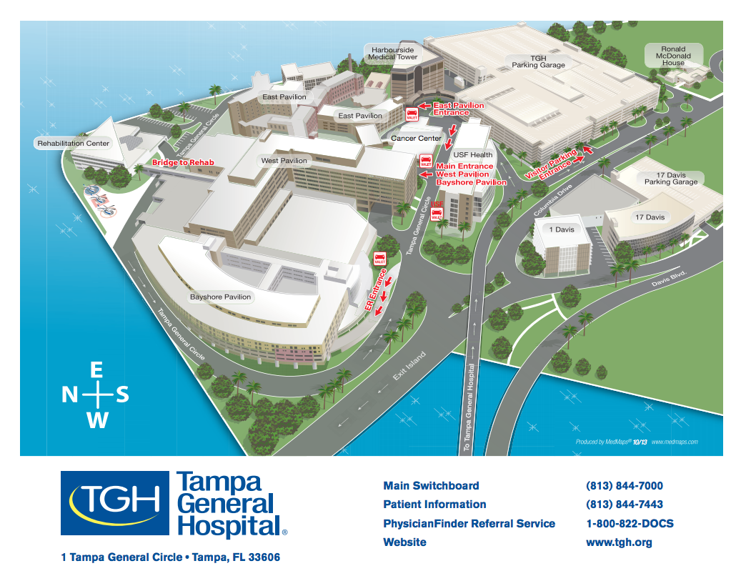 CAMPUS MAP  Tampa General Hospital